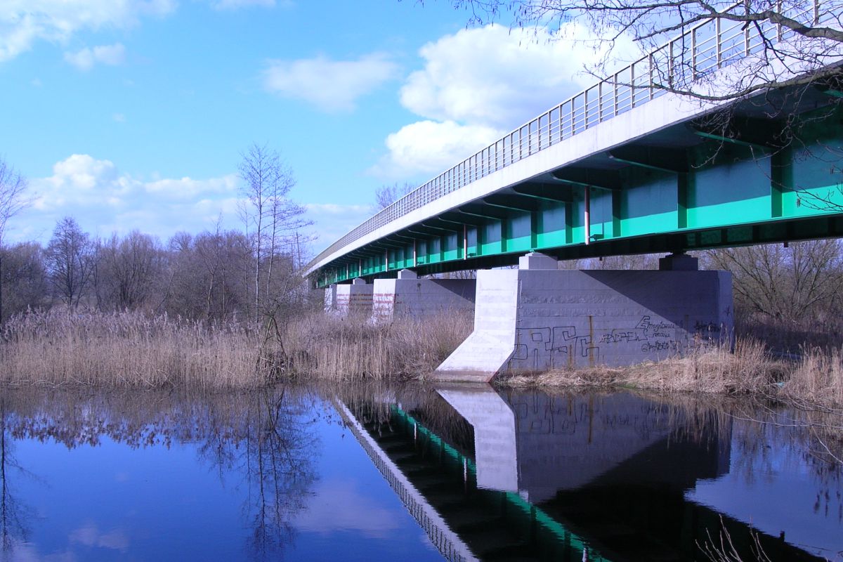 Most drogowy nad rzeką Pilicą w Warce, opracowanie projektu 1998 r.