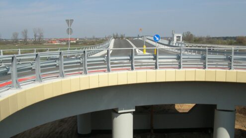 Droga S8 przy centrum handlowym IKEA w Warszawie, opracowanie projektu 2003 r.